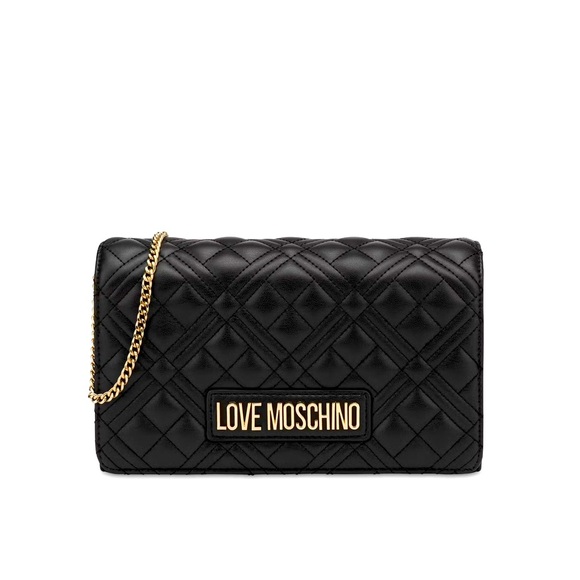 Love Moschino Handbags - Love Moschino Black Quilted Crossbody Bag – NWT